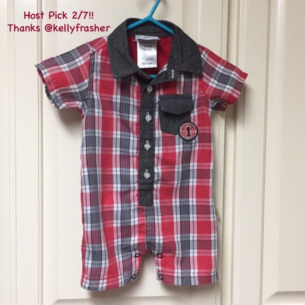 🎉HP🎉Boys Duck Duck Goose Romper